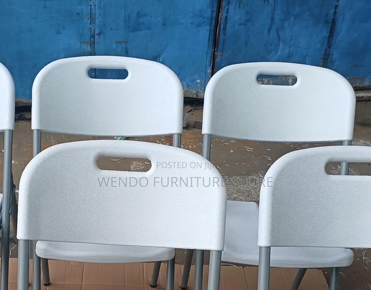 Office Chairs; Foldable White Training Chairs