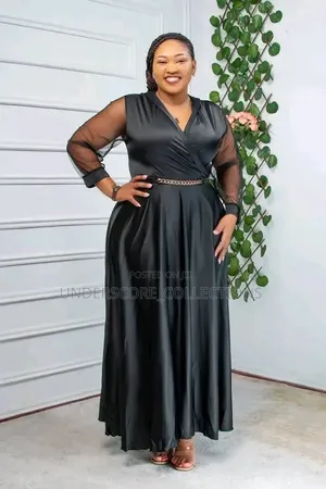 See Through Arms Maxi Dresses for Functions