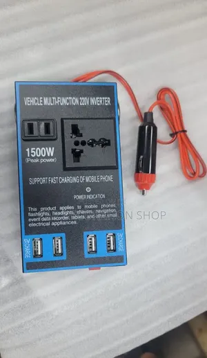 1500w Multifunction Power Inverter With Usb Port, Inbuilt Safety Chips