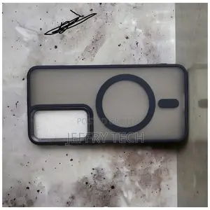 Samsung Galaxy A55 Magnetic Case - Black Tpu+Pc, Shockproof, Magsafe