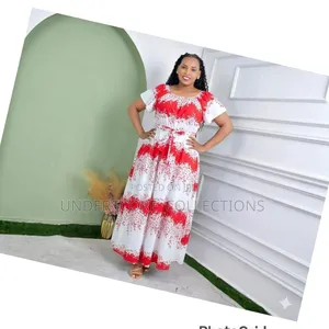 Ladies Short Sleeved Maxi Dresses