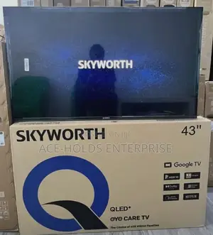 Skyworth 43 Qled+ Smart Google Poweres Frameless Tv - Eye Care