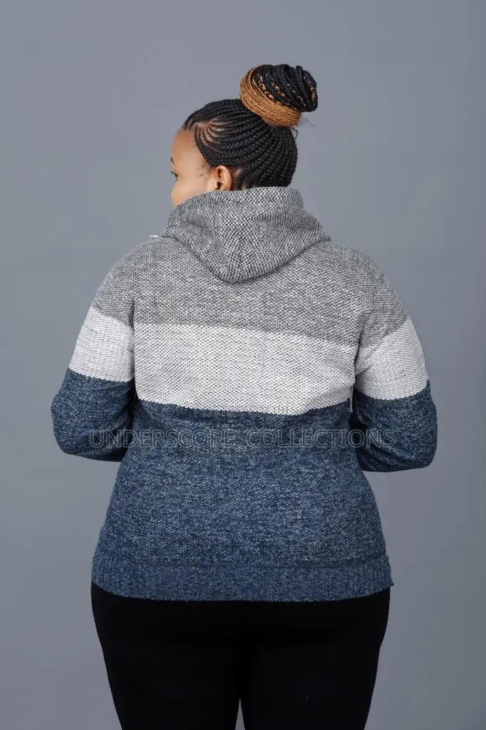 Unisex Premium Quality Stripped Zipper Sweaters