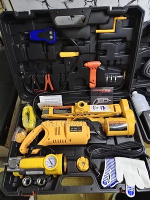 3ton Multifunctional Electric Trailer Jack With Wrench,Tire Inflator