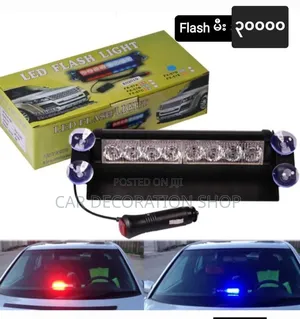 8_led Windshield Vip Dashboard Flasher Emergency Strobe Warning Light