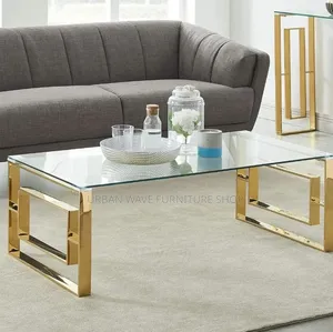 Rectangular Shape Glass Centre Coffee Table