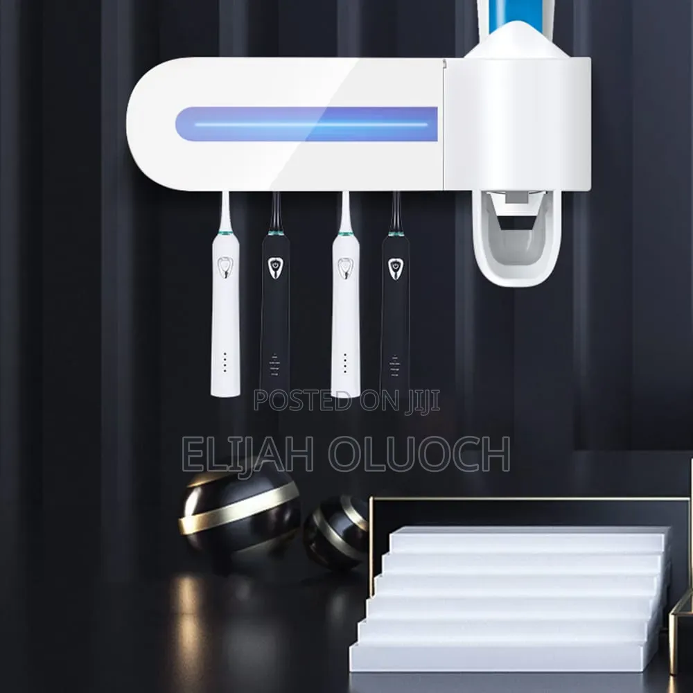 Toothbrush Sterilizer Wall Mounted With 4 Toothbrush Spaces