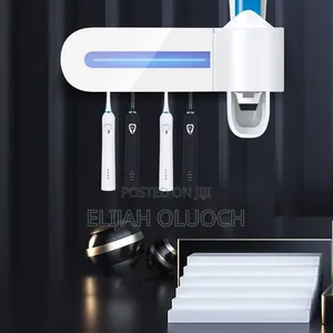 Toothbrush Sterilizer Wall Mounted With 4 Toothbrush Spaces