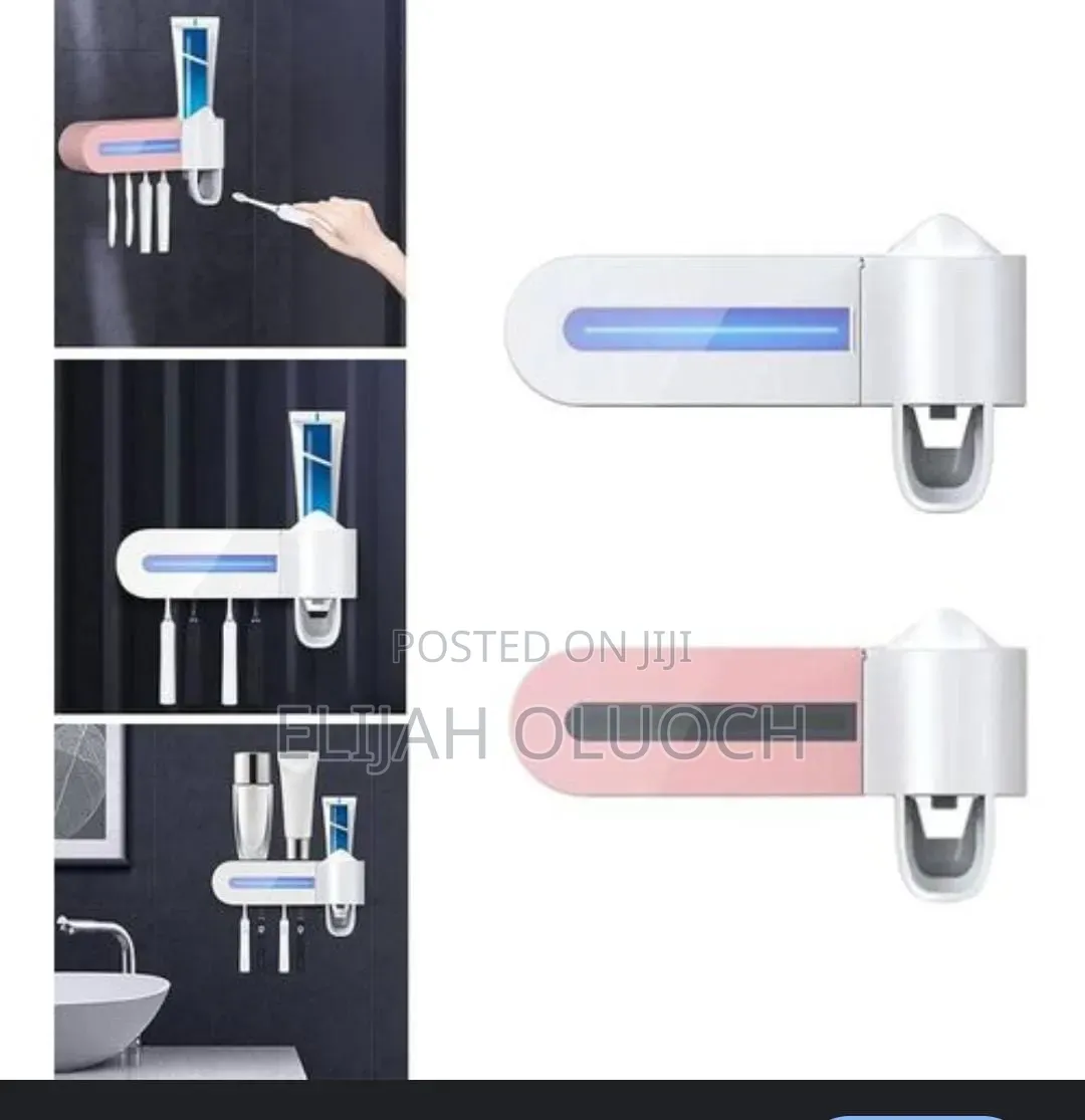 Toothbrush Sterilizer Wall Mounted With 4 Toothbrush Spaces