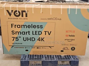 Von 75" Frameless Smart Tv Webos