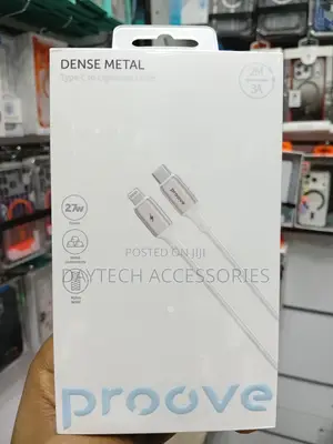 Proove Flex Metal Type-C to Lightning Cable With 27w Power Delivery.