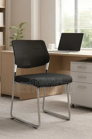 Office Chairs; Visitors Fabric Armless Reception Chair