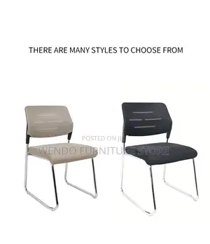 Office Chairs; Visitors Fabric Armless Reception Chair