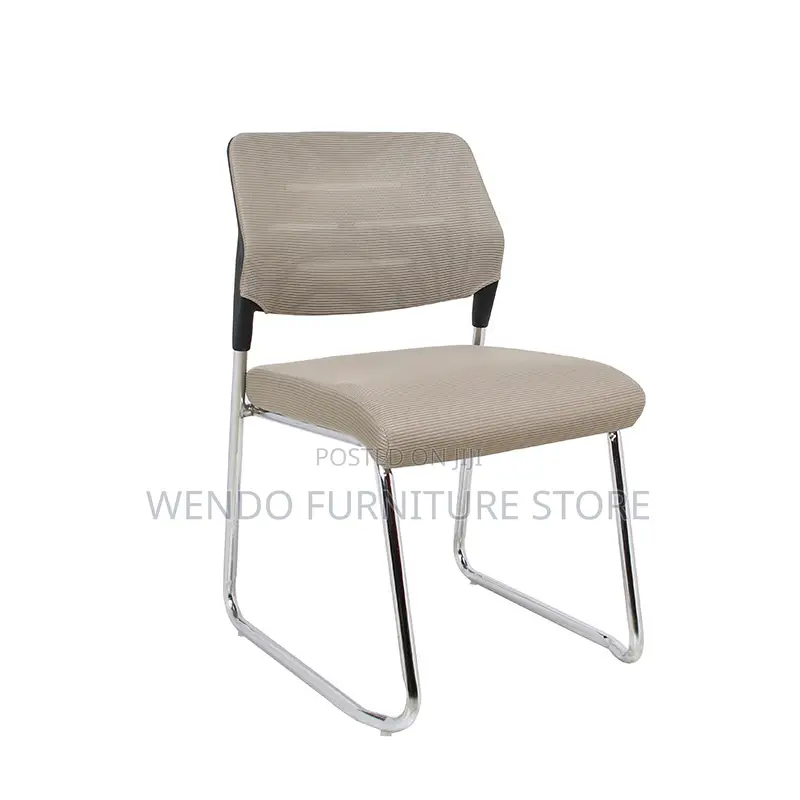Office Chairs; Visitors Fabric Armless Reception Chair