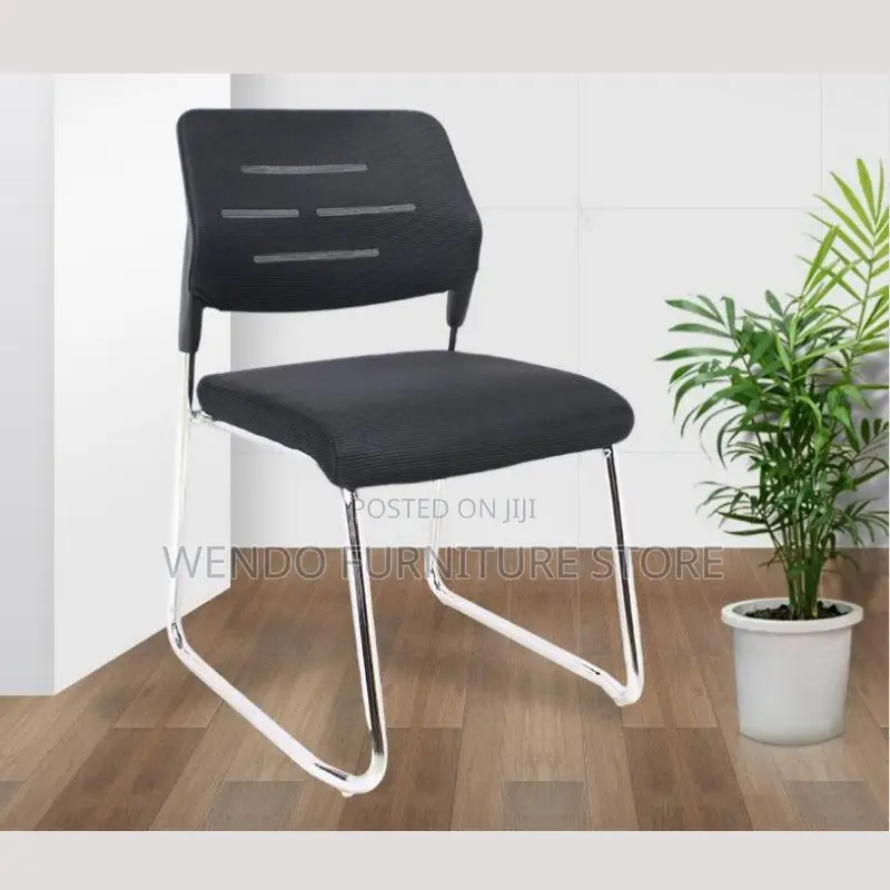Office Chairs; Visitors Fabric Armless Reception Chair