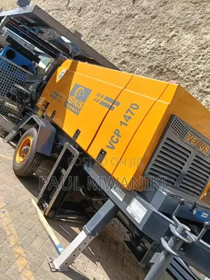 Heavy-Duty Venus VCP 1470 Stationary Concrete Pump –High Performance!
