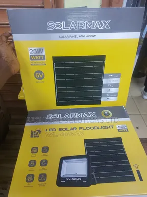 Solarmax Wl-400w Led Solar Floodlight Set.