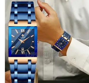 Wwoor Square Men Watch #8858