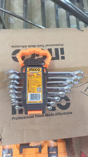 8 PCS Ingco Spanner Set Closed and Open End