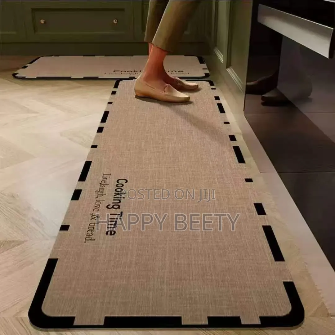 *Rubber Bottom Anti-Slip Kitchen Mats