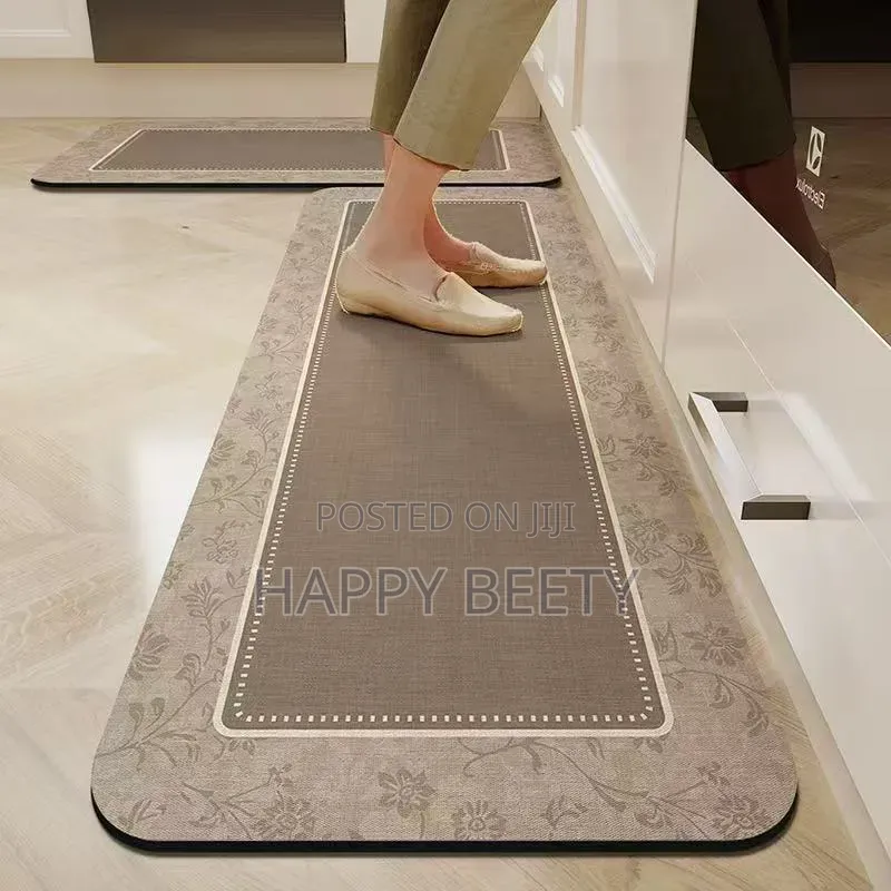 *Rubber Bottom Anti-Slip Kitchen Mats