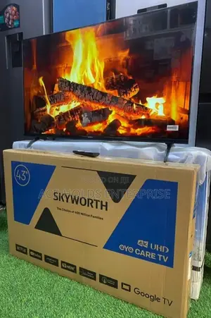 2160 () Skyworth Google Frameless Smart Tv - 43" Inches