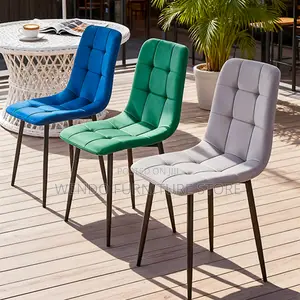 Dining Chairs; Leather Elegant Style Dining Chairs