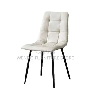 Dining Chairs; Leather Elegant Style Dining Chairs