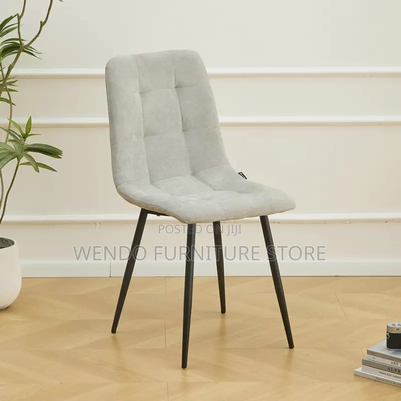 Dining Chairs; Leather Elegant Style Dining Chairs
