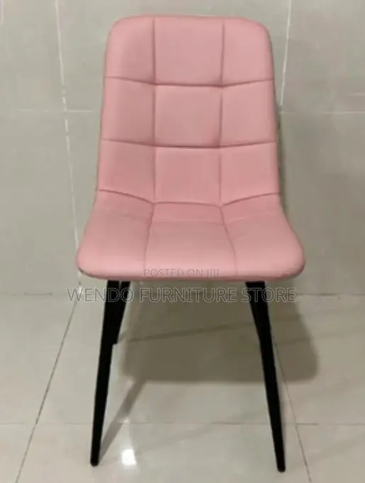 Dining Chairs; Leather Elegant Style Dining Chairs