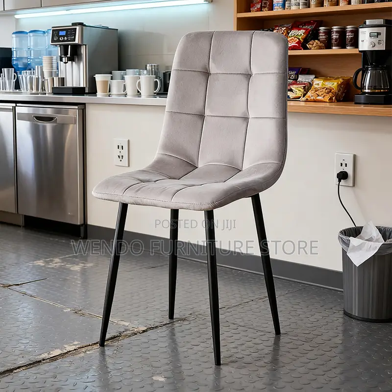 Dining Chairs; Leather Elegant Style Dining Chairs