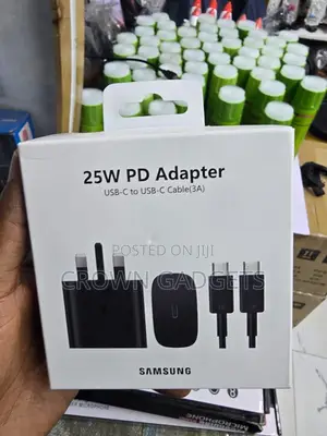 Samsung 25w Pd Fast Charger Usb-C Adapter With Type-C Cable