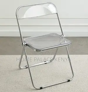 Foldable Chair: Stylish See Through Plastic Multipurpose Chairs