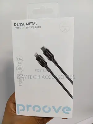 This Is a Proove Dense Metal Type-C to Lightning Cable 27w
