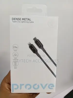Proove Dense Metal Nylon Braided Usb-C to Lightning Fast Charging.
