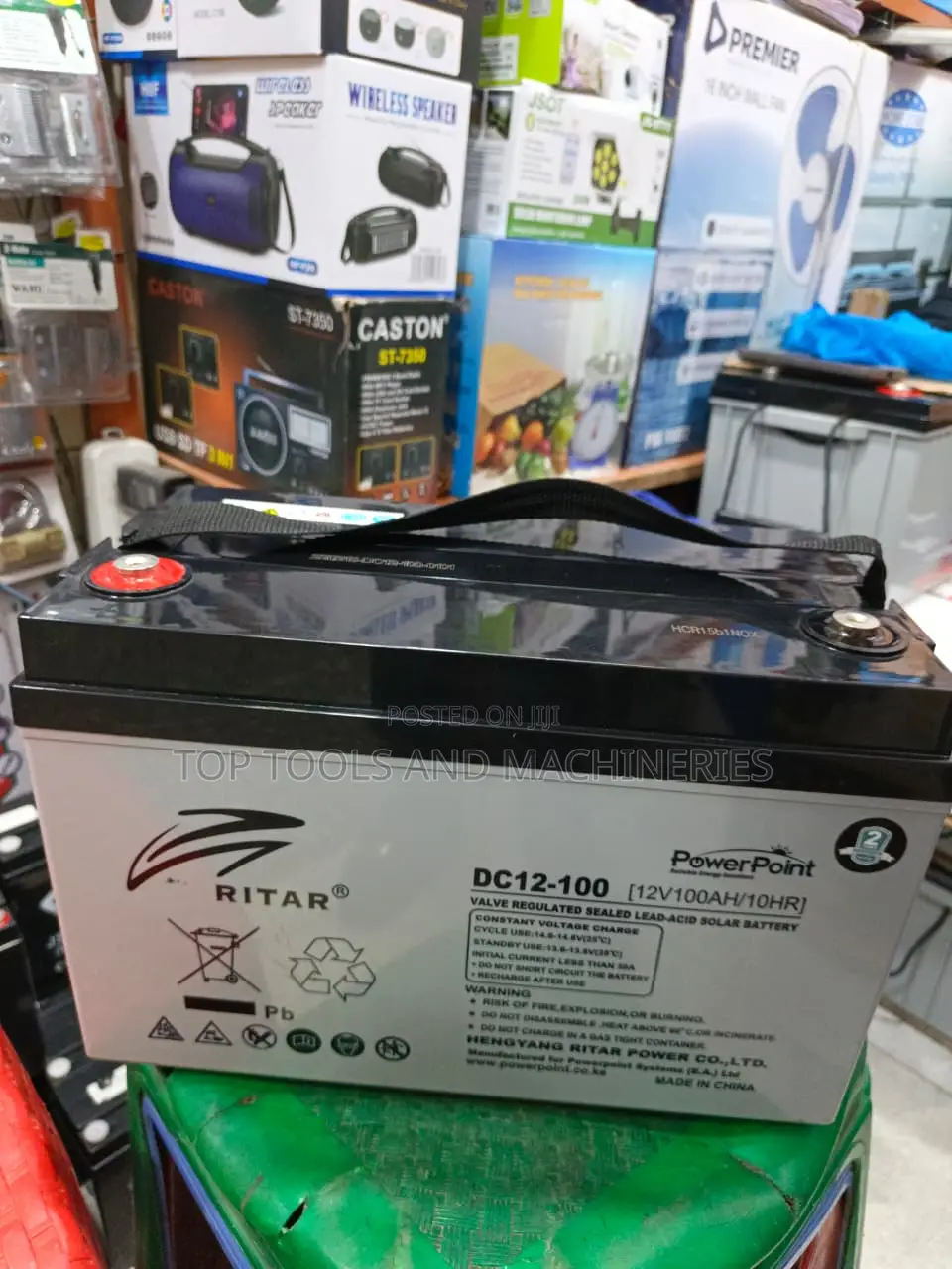 Ritar Dc-100 12v 100ah Maintenance Free Solar Backup Battery