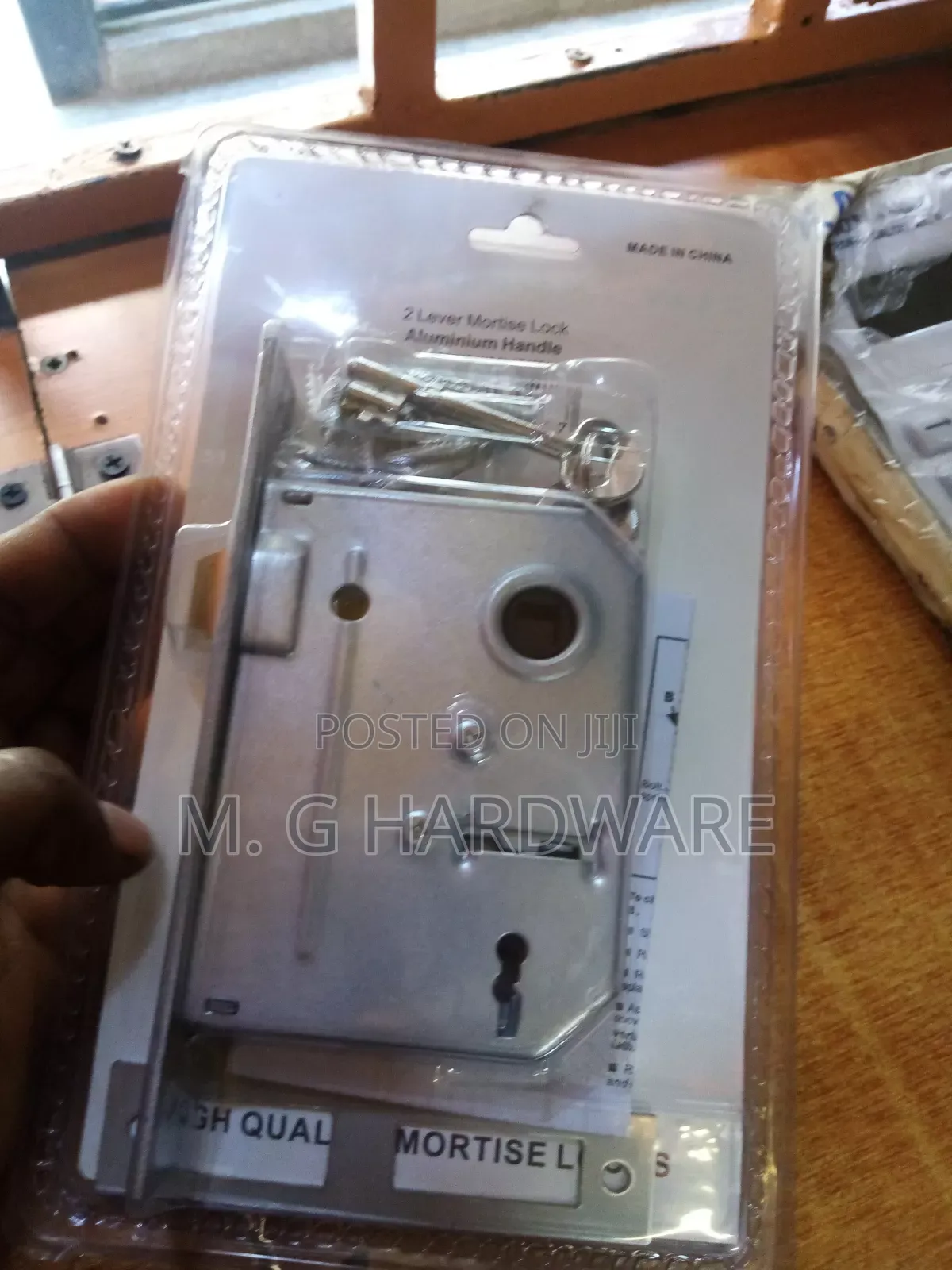 Silver Mortise Lock