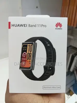 Huawei Band 11 Pro Smart Fitness Tracker With an Aluminum Alloy Case.
