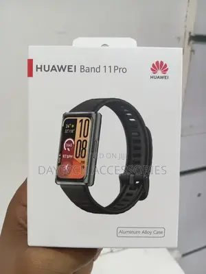 Huawei Band 11 Pro Fitness Tracker Featured in a White Product Box.