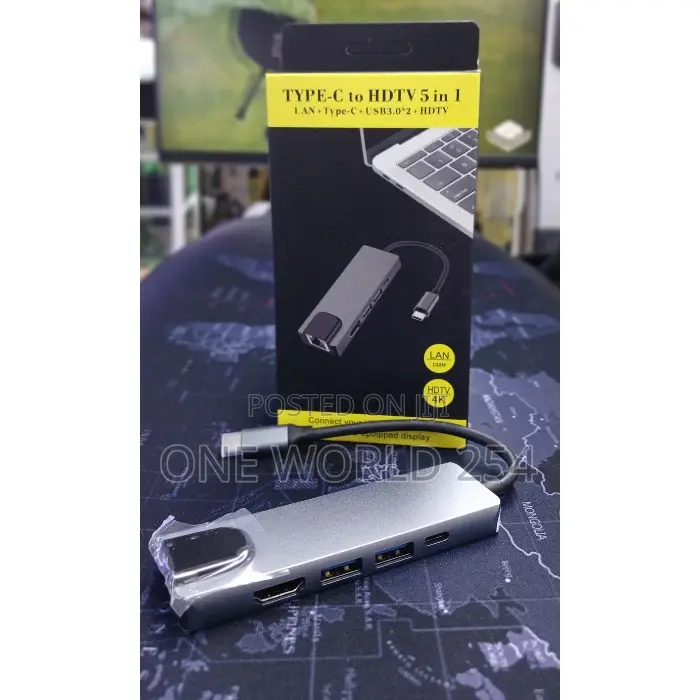 Type C to Hdmi 5 in 1 Hub