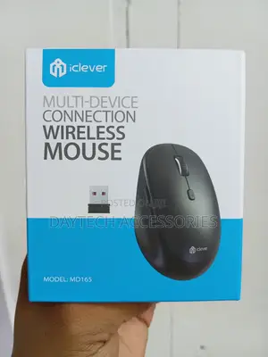 This Is an Iclever Md165 Dual Mode Wireless Mouse in Black.