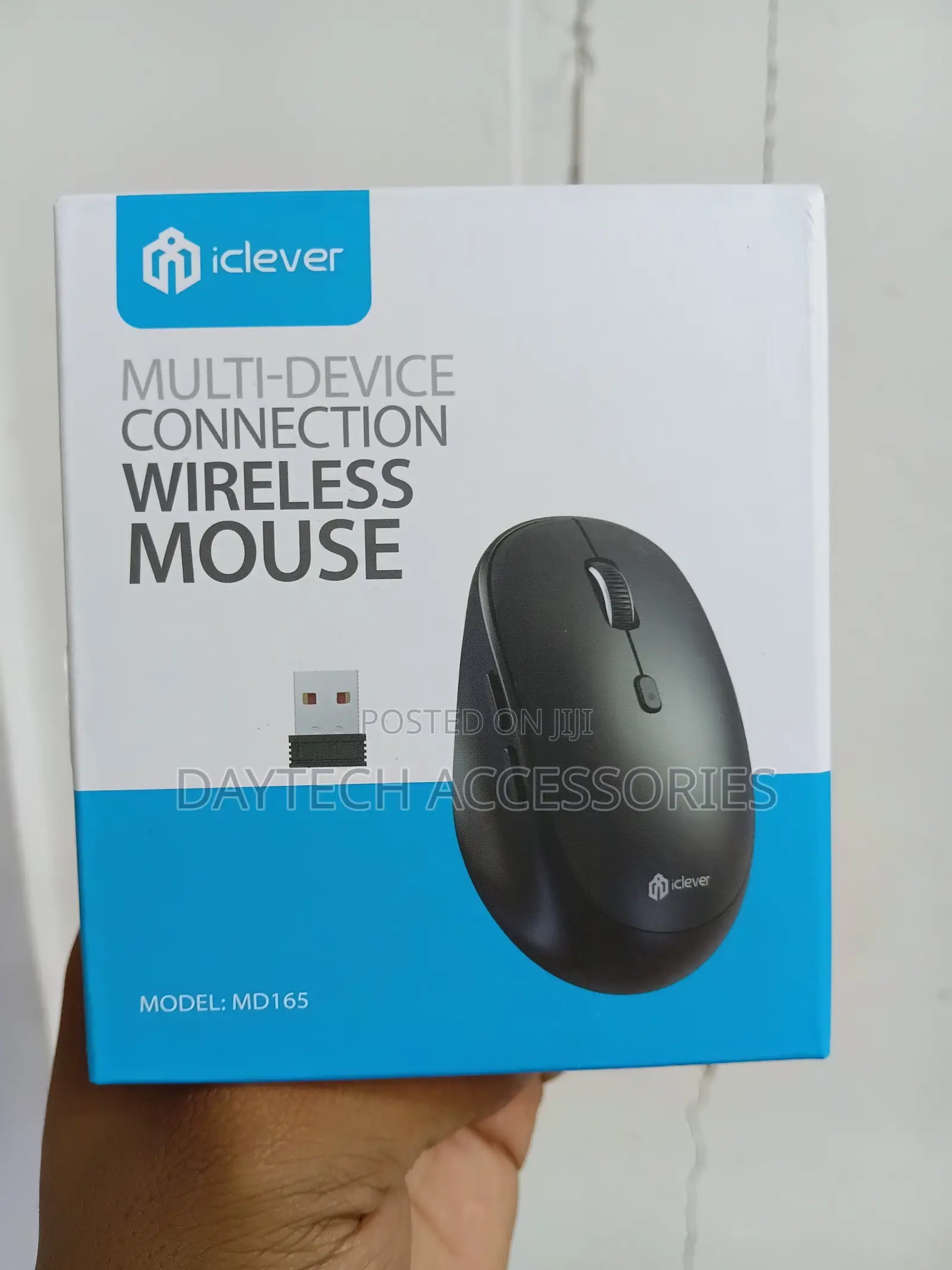 Iclever Md165 Dual Mode Wireless Bluetooth Type-C Rechargeable Mouse.