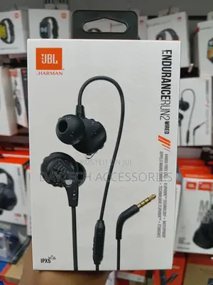 JBL Endurance Run 2 Waterproof Wired Headphones - Black