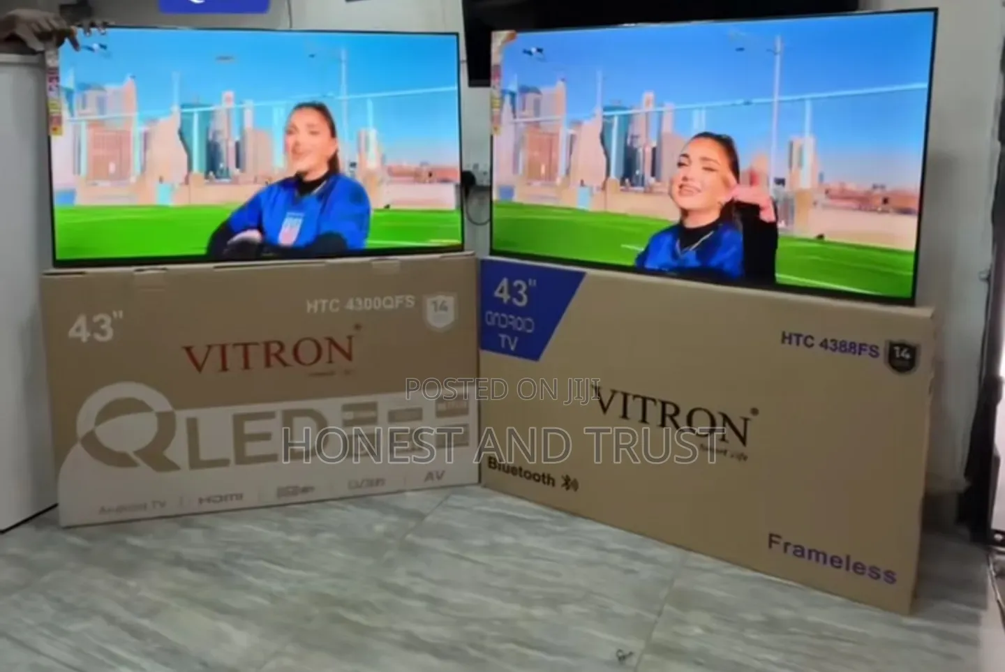 Vitron 43 Inch Frameless Smart Android