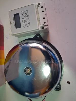 Automatic Bell Timer Switch and 200mm Electric SCH Bell Gong Round