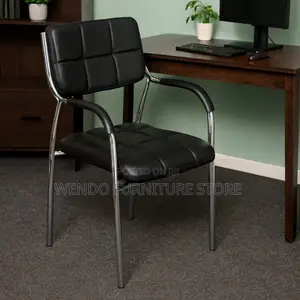 Office Chairs; Leather Armed Office Catalina Visitors Chairs