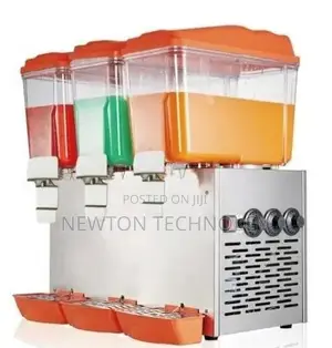 Commercial Juice Dispenser 330w 3 Slots 16litres Each