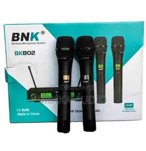 Quality BNK Bk-802 Dual Wireless Microphones