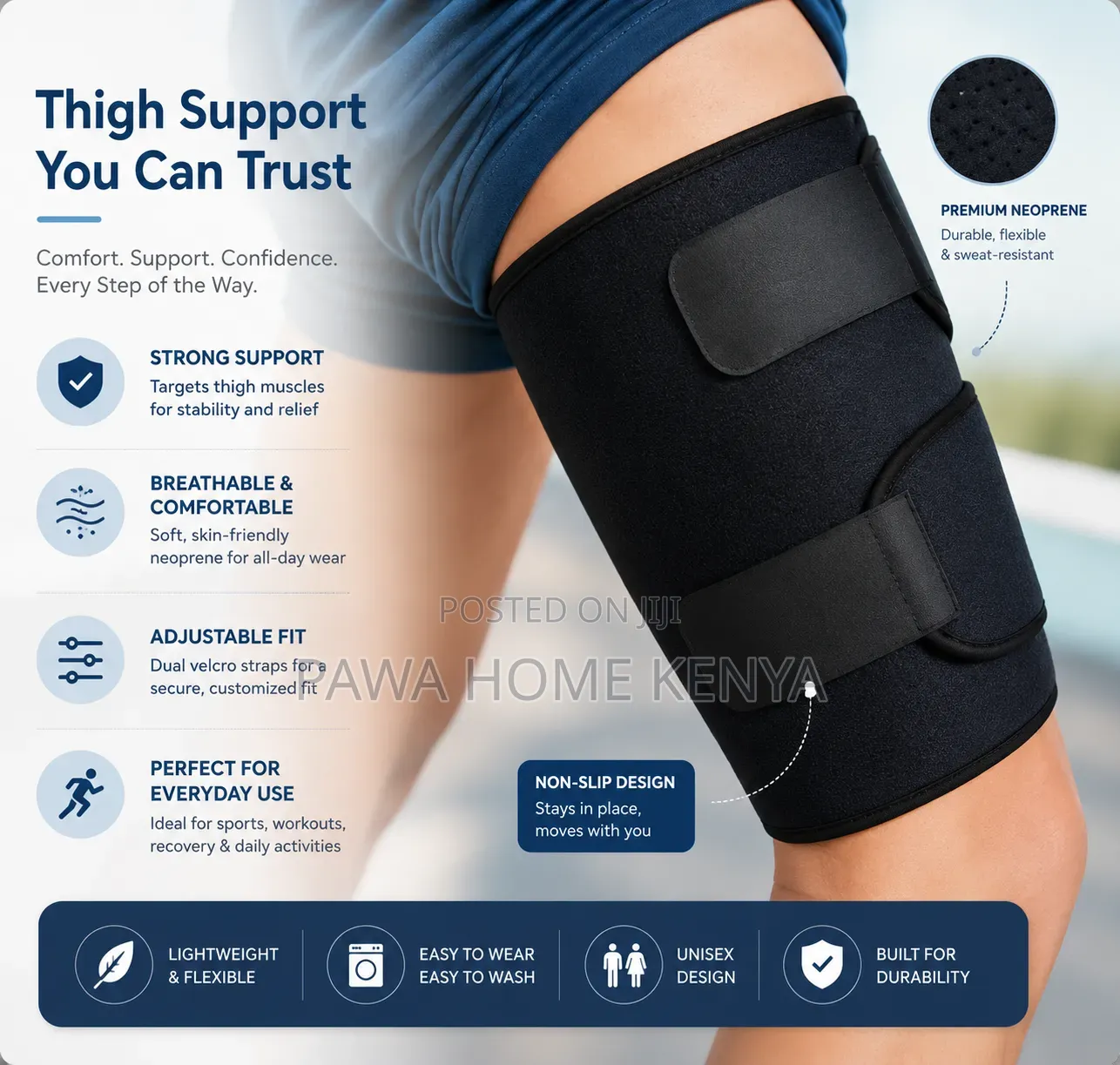 Adjustable Magnetic Therapy Knee Pad