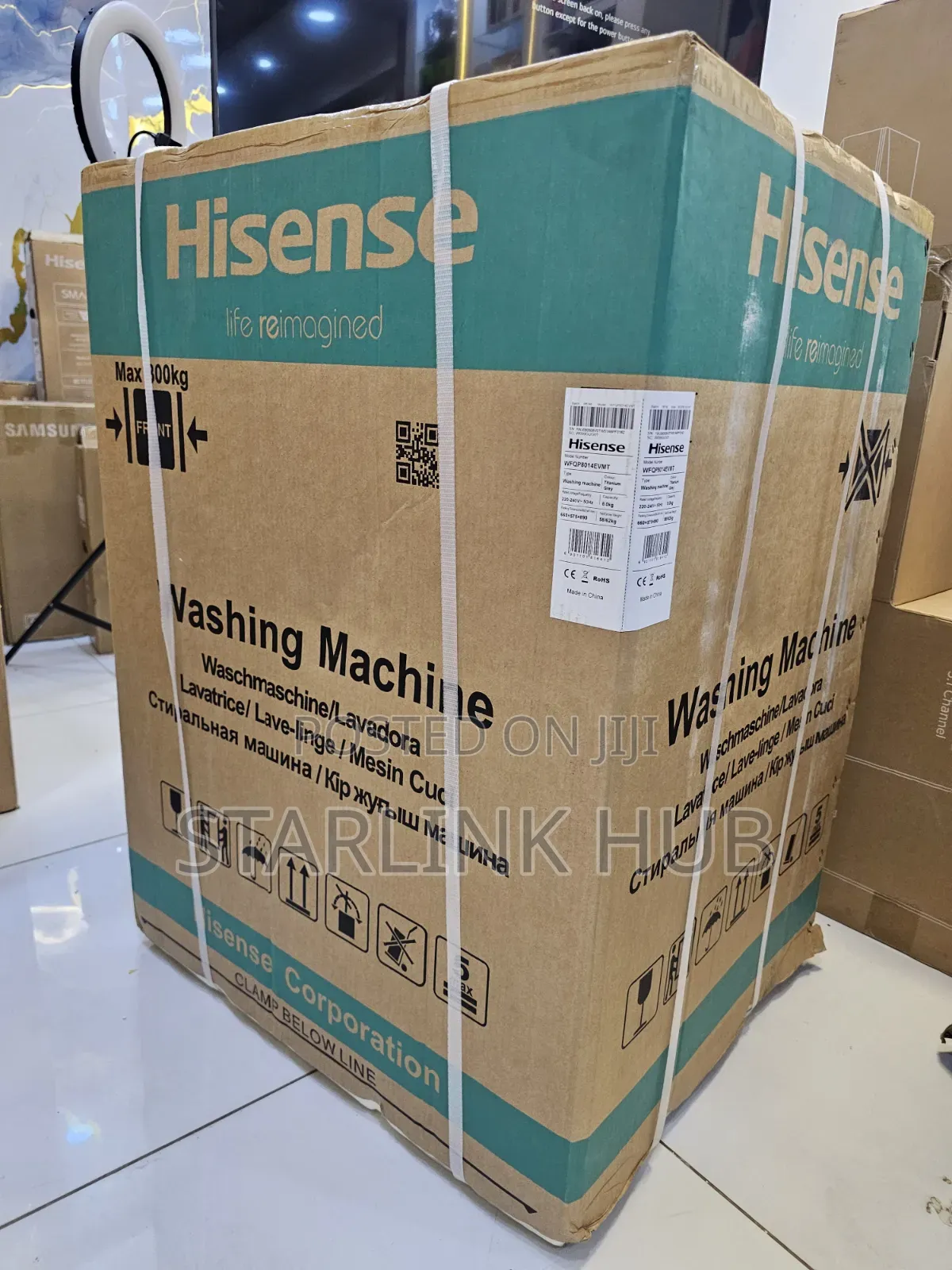 Hisense 8kg Front Load Washing Machine Wfqp8014evmt